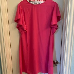 Hot pink SHEIN swing dress